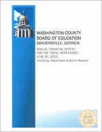 Washington County Board of Education, Sandersville, Georgia, annual financial report for the fiscal year ended June 30, 2010 (including independent auditor's reports)