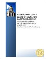 Washington County Board of Education, Sandersville, Georgia, annual financial report for the fiscal year ended June 30, 2017 (including independent auditor's reports)