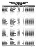 White County Board of Education, Cleveland, Georgia, report on salary and travel for the fiscal year ended June 30, 2009