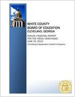White County Board of Education, Cleveland, Georgia, annual financial report for the fiscal year ended June 30, 2016 (including independent auditor's reports)