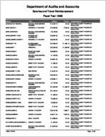 Whitfield County Board of Education, Dalton, Georgia, report on salary and travel for the fiscal year ended June 30, 2008