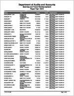 Whitfield County Board of Education, Dalton, Georgia, report on salary and travel for the fiscal year ended June 30, 2012