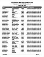 Report on salary and travel for the fiscal year ended June 30, 2014 (Wilcox County Board of Education, Ga.)