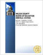 Wilcox County Board of Education, Abbeville, Georgia, annual financial report for the fiscal year ended June 30, 2015 (including independent auditor's reports) [June 30, 2015]