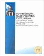 Wilkinson County Board of Education, Irwinton, Georgia, annual financial report for the fiscal year ended June 30, 2009 (including independent auditor's reports)