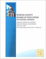 Worth County Board of Education, Sylvester, Georgia, annual financial report for the fiscal year ended June 30, 2009 (including independent auditor's reports)