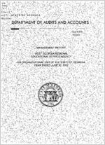 Management report, West Georgia Regional Educational Service Agency, an organizational unit of the state of Georgia, year ended June 30, 2002