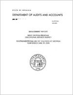 Management report, West Georgia Regional Educational Service Agency, an organizational unit of the state of Georgia, year ended June 30, 2004