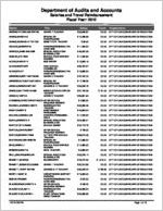 City of Calhoun Board of Education report on salary and travel for the fiscal year ended June 30, 2012