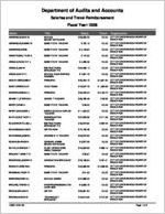 City of Chickamauga Board of Education, a component unit of the City of Chickamauga, Georgia, report on salary and travel for the year ended June 30, 2008
