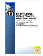 City of Commerce Board of Education, Jackson County, Georgia, annual financial report for the fiscal year ended June 30, 2012 (including independent auditor's reports)