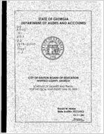 City of Dalton Board of Education, Whitfield County, Georgia, schedule of salaries and travel for the fiscal year ended June 30, 2000