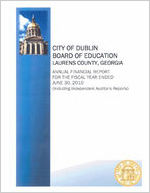 City of Dublin Board of Education, Laurens County, Georgia, annual financial report for the fiscal year ended June 30, 2010 (including independent auditor's reports)