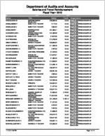 City of Jefferson Board of Education, report on salary and travel, year ended June 30, 2013