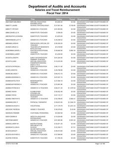 Salaries and travel reimbursement, 2014 (Savannah-Chatham County Board of Education)