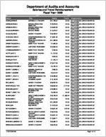 City of Social Circle Board of Education, Walton County, Georgia, report on salary and travel for the fiscal year ended June 30, 2009