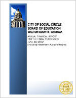 City of Social Circle Board of Education, Walton County, Georgia, annual financial report for the fiscal year ended June 30, 2012 (including independent auditor's reports)