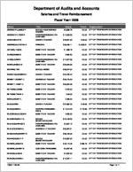 City of Trion Board of Education, Chattooga County, Georgia, report on salary and travel for the year ended June 30, 2008