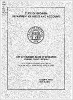 City of Valdosta Board of Education, Lowndes County, Georgia, schedule of salaries and travel, year ended June 30, 2000