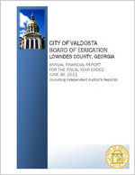City of Valdosta Board of Education, Lowndes County, Georgia, annual financial report for the fiscal year ended June 30, 2011 (including independent auditor's reports)