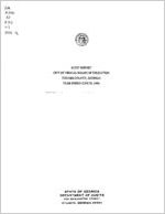 Audit report, City of Vidalia Board of Education, Toombs County, year ended June 30, 1996