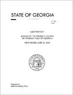 Audit report, Judges of the Probate Courts Retirement Fund of Georgia, year ended June 30, 2006