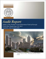 Audit report, Judges of the Probate Courts Retirement Fund of Georgia, fiscal year ended June 30, 2013