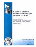Georgia Health Sciences University, Augusta, Georgia, report on audit of the financial statements for the fiscal year ended June 30, 2011