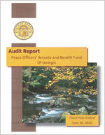 Audit report, Peace Officers' Annuity and Benefit Fund of Georgia, year ended June 30, 2010