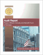 Audit report, Peace Officers' Annuity and Benefit Fund of Georgia, year ended June 30, 2011