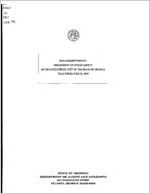 Management report, Department of Public Safety, an organizational unit of the state of Georgia, year ended June 30, 1999