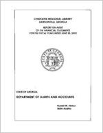 Chestatee Regional Library, Dawsonville, Georgia, report on audit of the financial statements for the fiscal year ended June 30, 2005