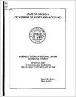 Northeast Georgia Regional Library, Clarkesville, Georgia, report on audit of the financial statements for the fiscal year ended June 30, 2002
