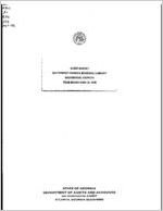 Audit report, Southwest Georgia Regional Library, Bainbridge, Georgia, year ended June 30, 1998