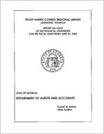 Troup-Harris-Coweta Regional Library, LaGrange, Georgia, report on audit of the financial statements for the fiscal year ended June 30, 2005