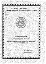Management report, Office of School Readiness, an organizational unit of the state of Georgia, year ended June 30, 2001