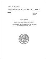 Audit report, State Road and Tollway Authority, a component unit of the state of Georgia, year ended June 30, 2003
