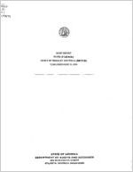 Audit report, state of Georgia, Office of Treasury and Fiscal Services, year ended June 30, 1999