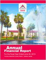 Valdosta State University, Valdosta, Georgia, annual financial report for the fiscal year ended June 30, 2013 (including independent auditor's reports)