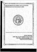 Audit report, for the year ended June 30, 1998, The Bell-Minor Home, Inc., Medicaid provider no. 00059397A, Nursing Facilities Services Program [June 30, 1998]
