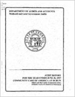 Audit report, for the year ended June 30, 1997, Community Care of America at Dublin, Medicaid provider no. 00143558A, Nursing Facilities Services Program [June 30, 1997]