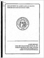 Audit report, for the year ended June 30, 1997, Dublinair Health Care Center, Medicaid provider no. 00059947A, Nursing Facility Services Program [June 30, 1997]