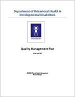 Quality management plan, 2013