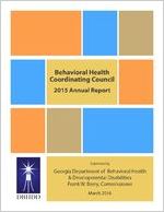 The Behavioral Health Coordinating Council annual report, 2015