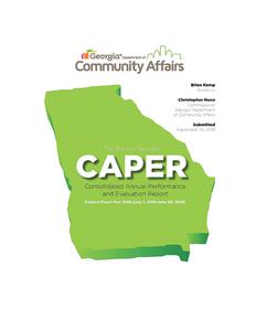 Consolidated annual performance and evaluation report 2018-2019