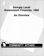 Georgia local government finances, 1982: an overview