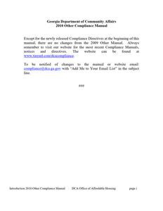 2010 Other compliance manual