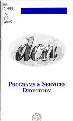DCA programs & services directory / DCA