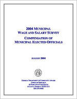 2004 municipal wage and salary survey: compensation of municipal elected officials