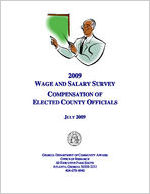 2009 county wage and salary survey: compensation of elected county officials